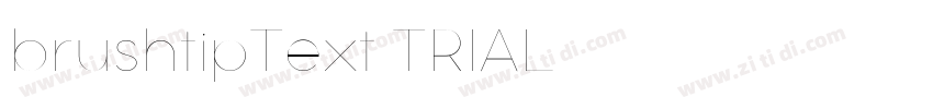 brushtipText TRIAL字体转换